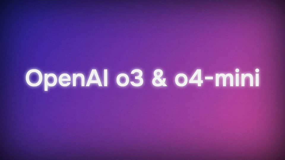 OpenAI lance 03 et 04-mi