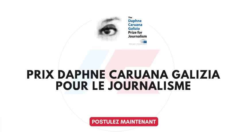 Prix Daphne Caruana Galizia 2025 pour le journalisme : appel à candidatures