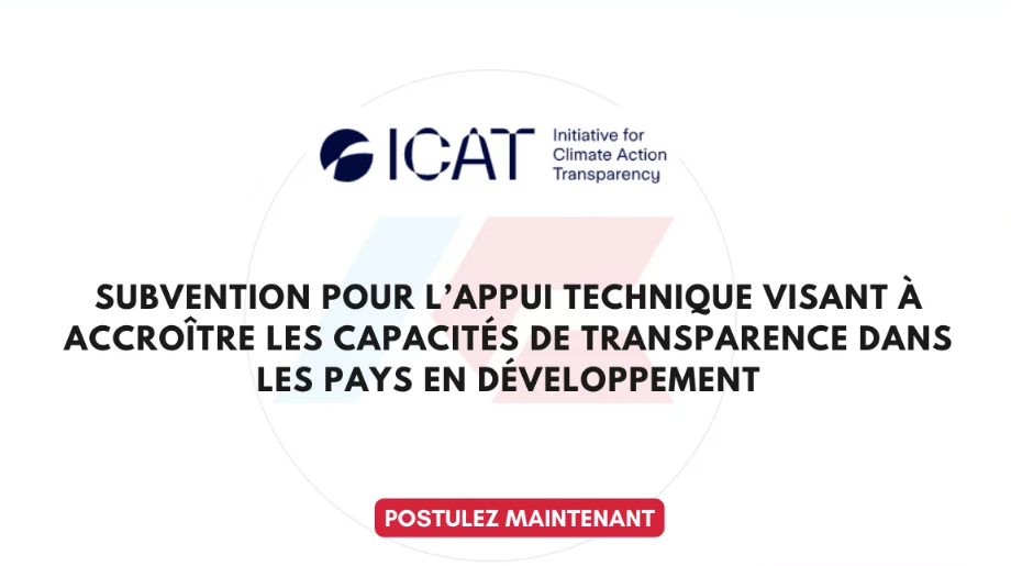 Subvention pour l’appui technique à la transparence : une opportunité pour les pays en développement